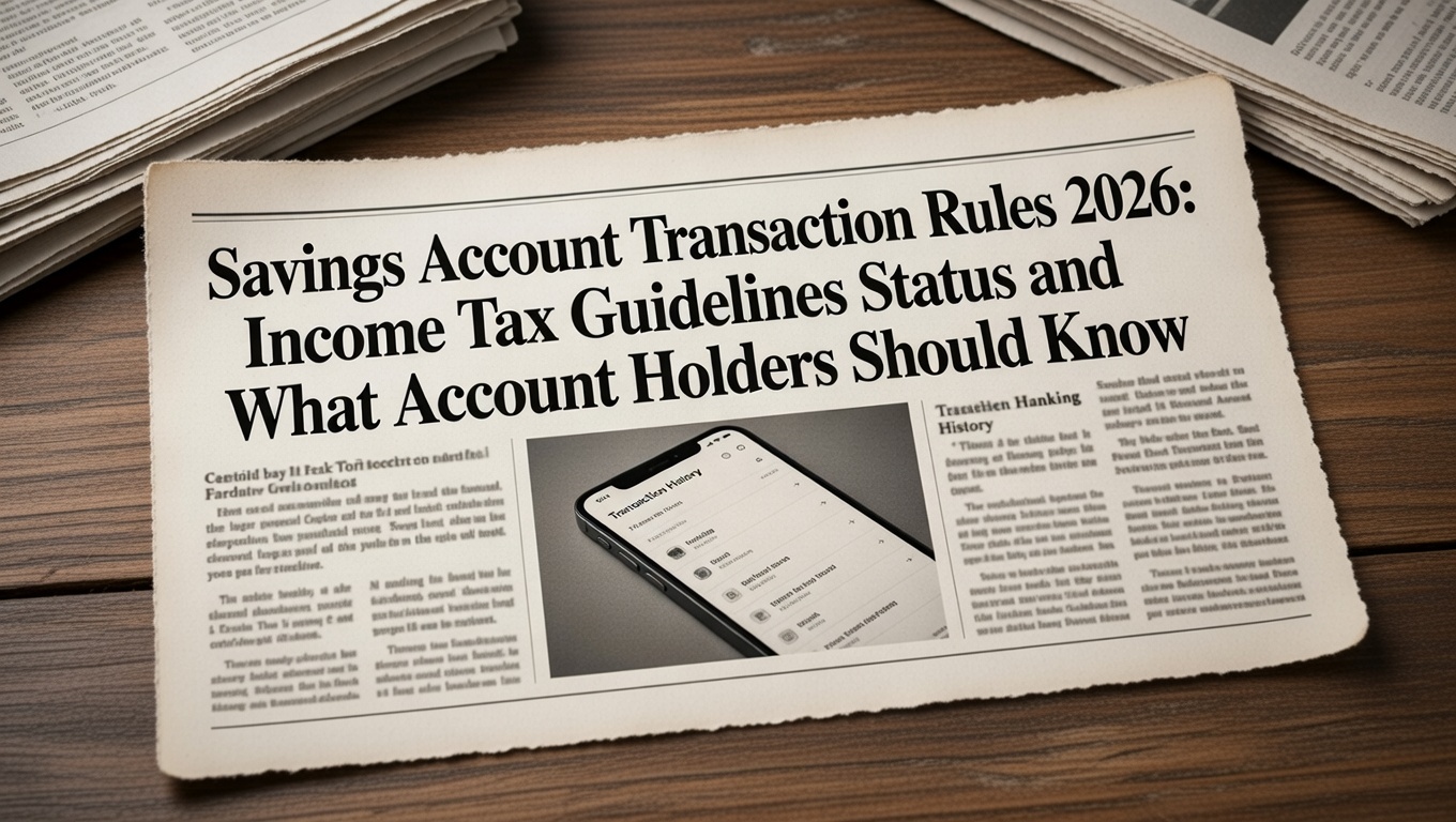 Savings Account Transaction Rules 2026